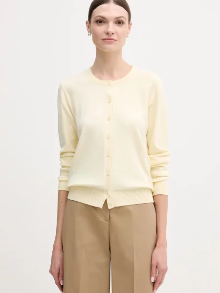 United Colors of Benetton cardigan pentru femei din galben