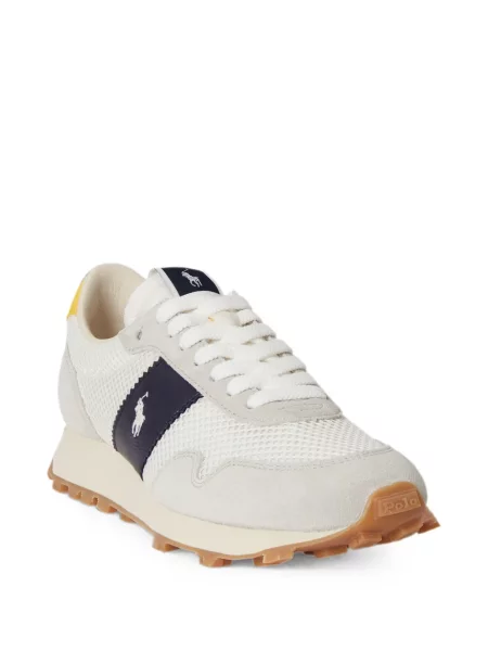 Cu centură tricou polo Polo Ralph Lauren cu dungi fără mâneci galben