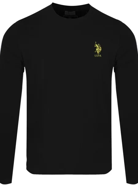 Polo majica Us Polo Assn crna