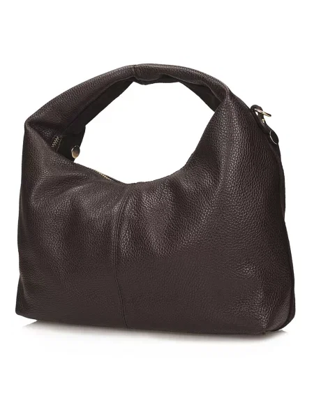 Кожаная сумка Toscanio коричневая