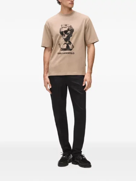 Pantaloni chino Karl Lagerfeld negru