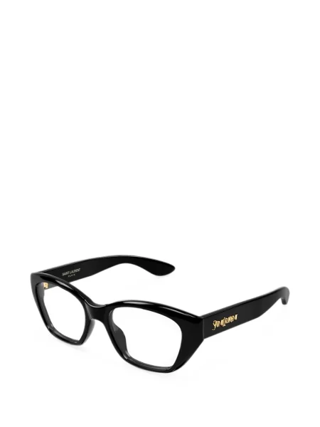 Sunčane naočale Saint Laurent Eyewear s autogramom crna