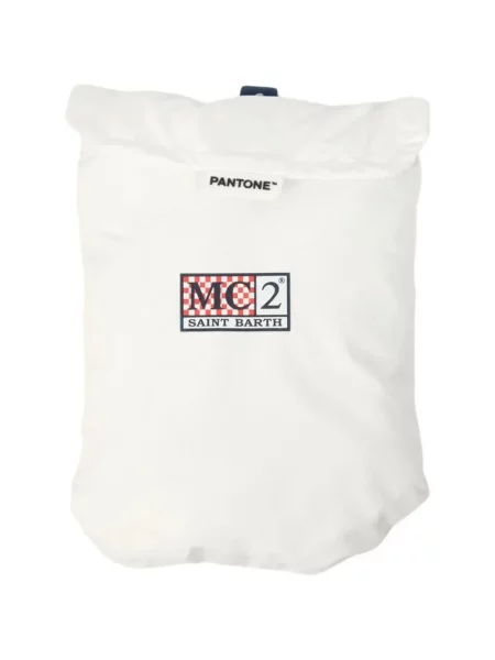 Slip de baie Mc2 Saint Barth cu autograf alb