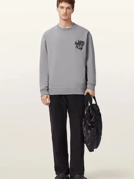 Кофта AllSaints ORLANDO однотонна чорний