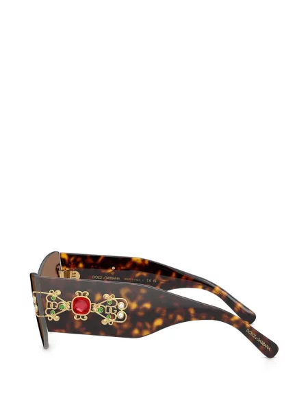 Ochelari de soare Dolce & Gabbana maro