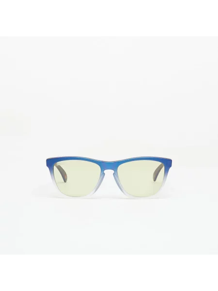 Okulary oakley Frogskins X Fortnite matte cyan blue clear shift fade z soczewkami Prizm Gaming niebieskie