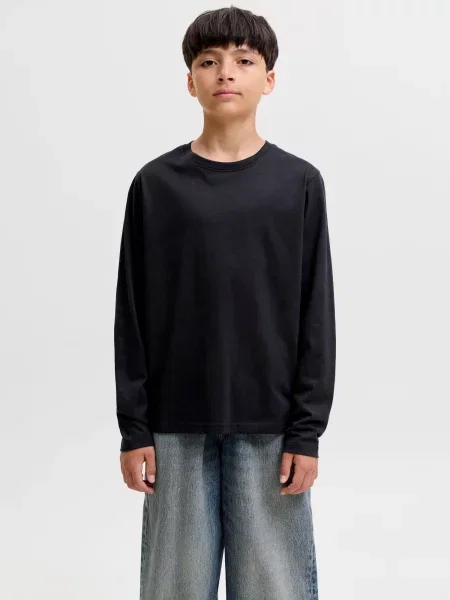 Jack & Jones Junior Tricou JJEOrganic' negru