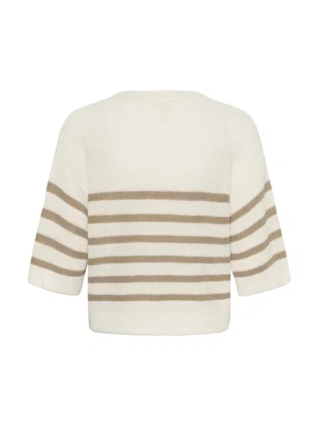 Dzianinowy sweter Part Two biały