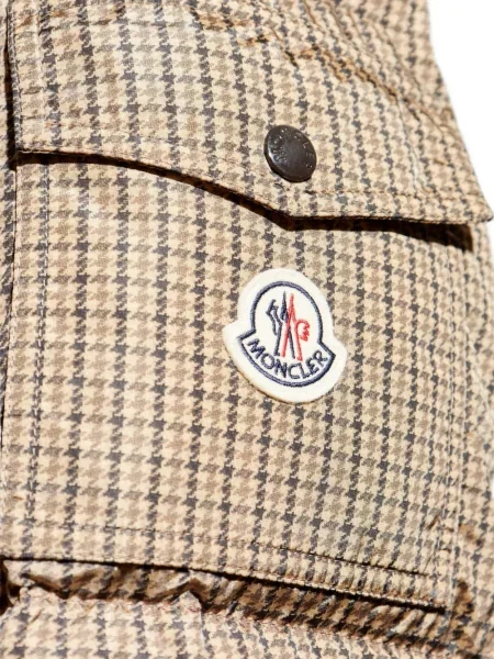Geacă Moncler maro