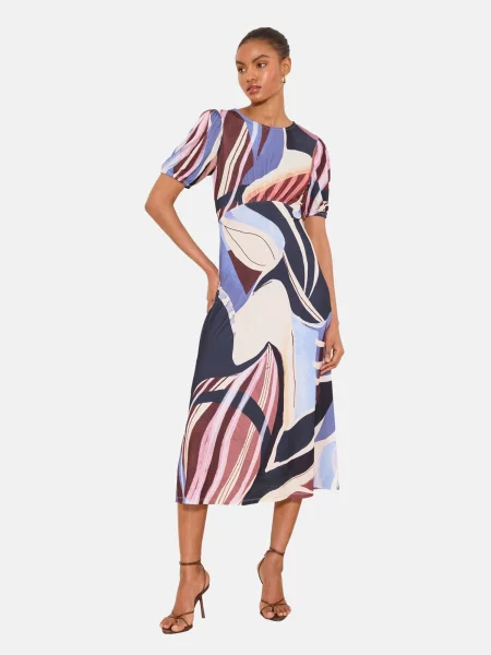 Lipsy Rochie deschis / albastru marin / albastru violet / roz bej