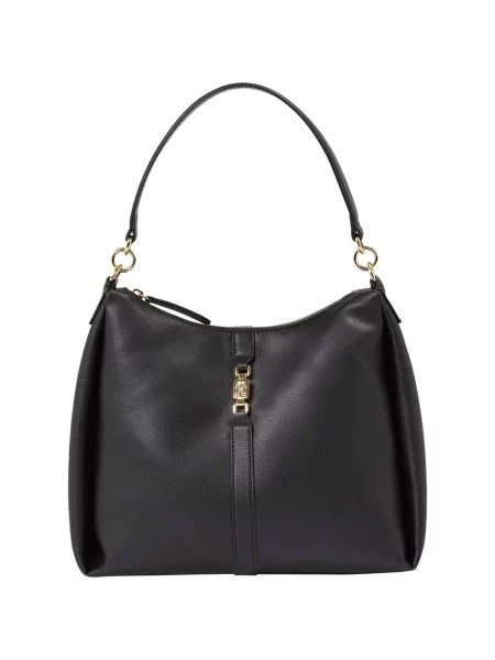 Torebka hobo Tommy Hilfiger klasyczna czarna