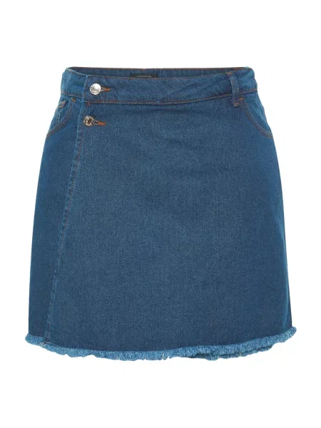Pantaloni scurți din denim Trendyol albastru
