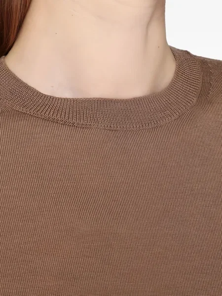 Tricou Max Mara de lână maro