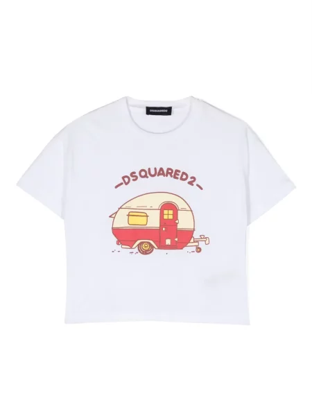 Koszulka dziecięca Dsquared2 biała