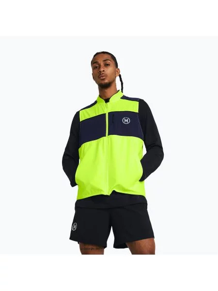 Under Armour Kamizelka Do Biegania Launch gelb biała