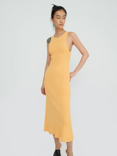 EDITED Rochie Leila' portocaliu