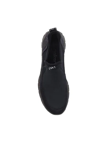 Slip on tenisky Rieker čierna