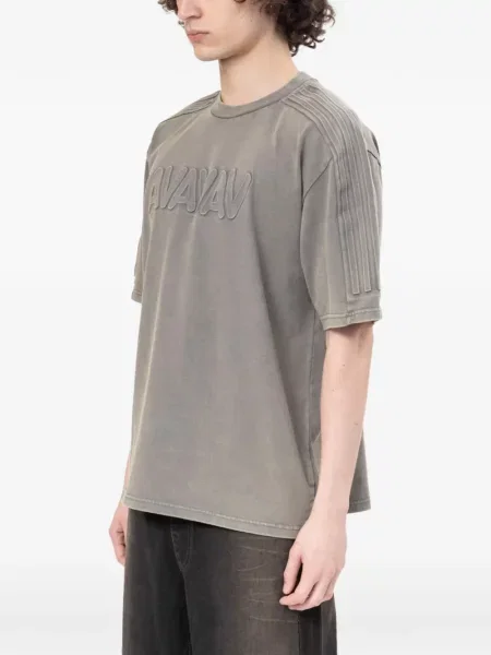 Tricou Adidas cu autograf gri