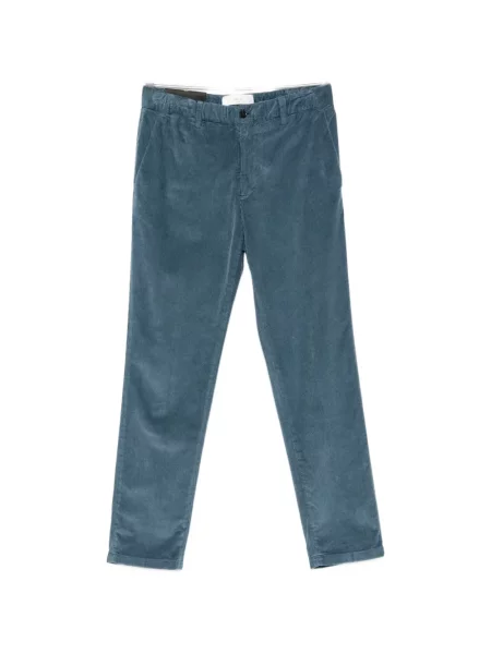 Pantaloni Briglia 1949 de catifea cord albastru