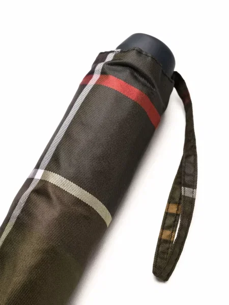 Umbrelă Barbour în carouri verde