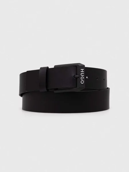 HUGO De piele curea negru