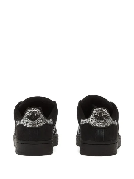 Krótka graficzny koszulka Adidas Campus z perforacją szara