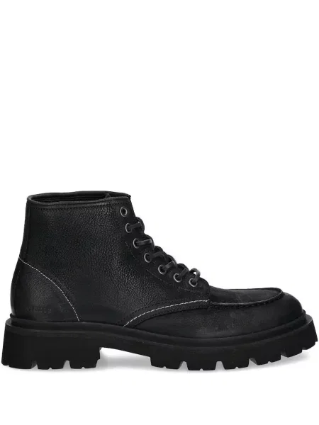Botine Copenhagen cu șireturi din dantelă negru