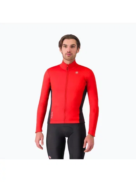 Мъжко яке за колоездене Castelli Entrata 2 red/black черно