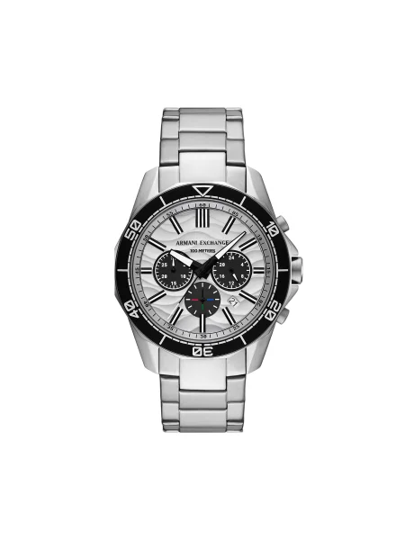 ARMANI EXCHANGE Ceas analogic negru argintiu