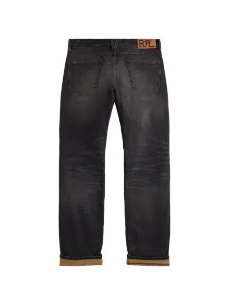 Дънки straight leg Ralph Lauren Rrl черно