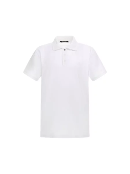 Koszulka polo Roberto Cavalli z logo biała