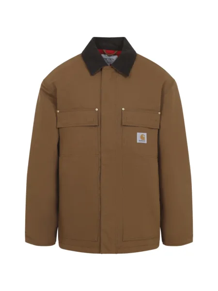 Geacă Carhartt Wip de catifea cord maro