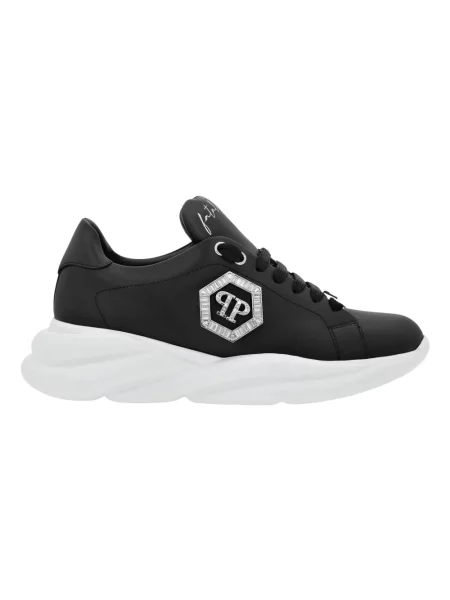 Sneakersy Philipp Plein skórzane czarne