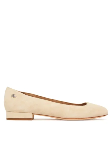 Baleriny LAUREN RALPH LAUREN beżowe