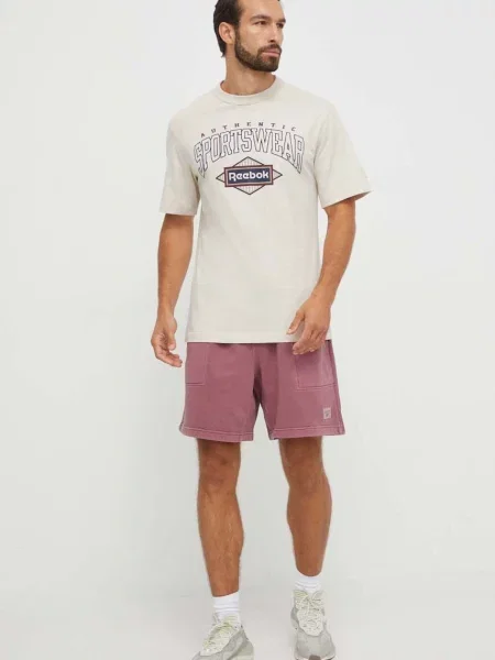 Tričko Reebok Classic béžová