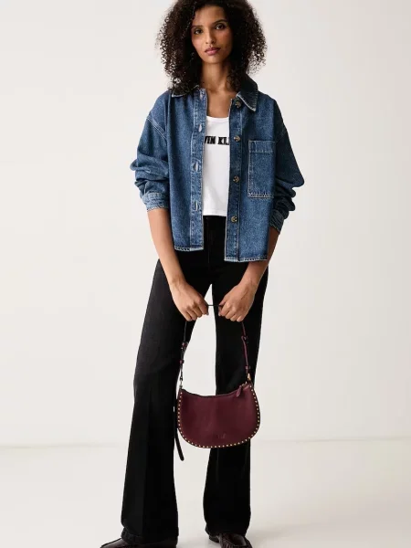 Calvin Klein Jeans tričko dámske s elastanom biela