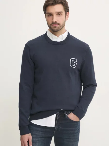 Sweter Gant niebieski