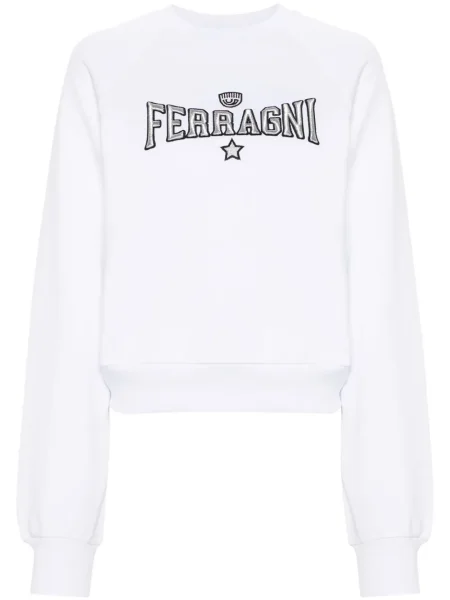 Haftowana bluza Chiara Ferragni biała