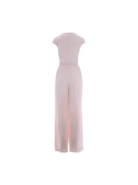 Max Mara Studio Kombinezony Kobieta S Len Envers satin jumpsuit różowy