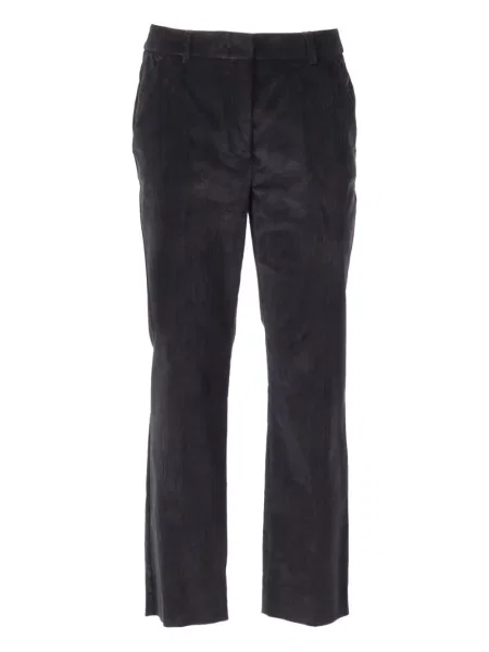 Pantaloni Weekend Max Mara de catifea cord gri