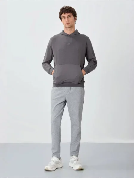 Tommy Life Sportovní kalhoty světle šedá