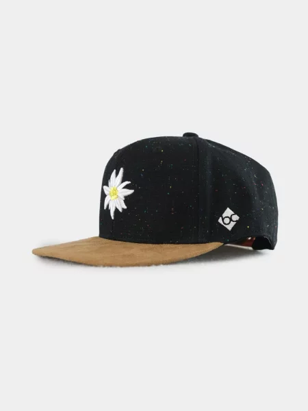 Bavarian Caps Šilterica Edelweiß' crna