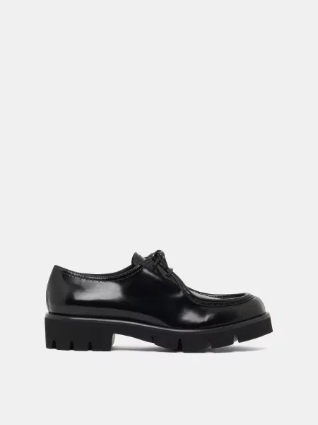 Кожаные туфли Emporio Armani черные