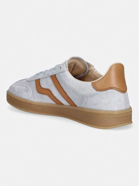 Gant sneakers din piele întoarsă Cuzima violet