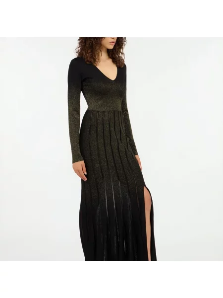 Długa sukienka maxi Roberto Cavalli czarna