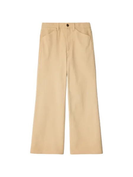Pantaloni Lemaire din țesătură twill cu 5 buzunare evazate