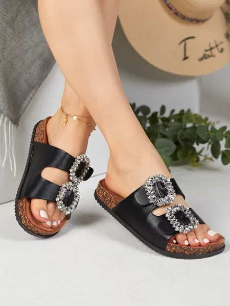 Pantofle Resti černé