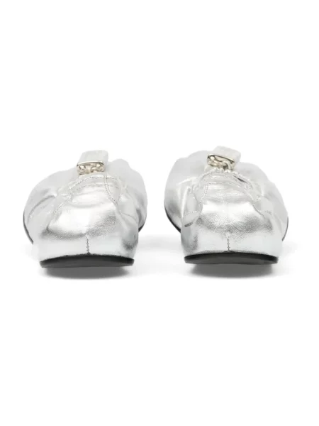 Balerinki Mm6 Maison Margiela skórzane szare