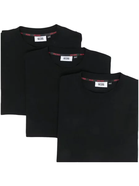 Tricou Gcds de culoare solidă negru