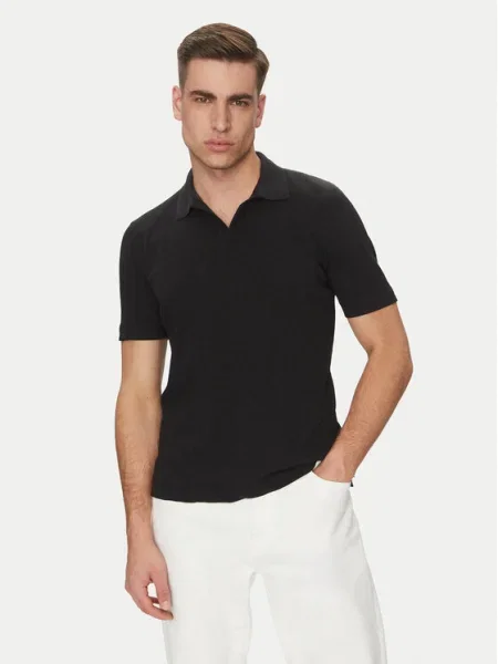 Marc O'Polo Tricou polo negru